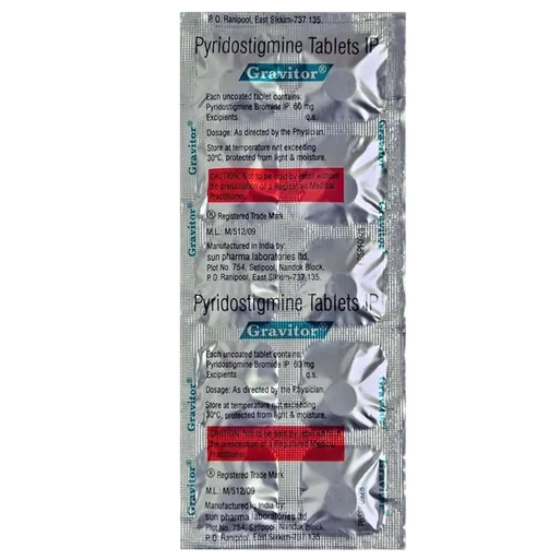 gravitor 60mg tablet 10's